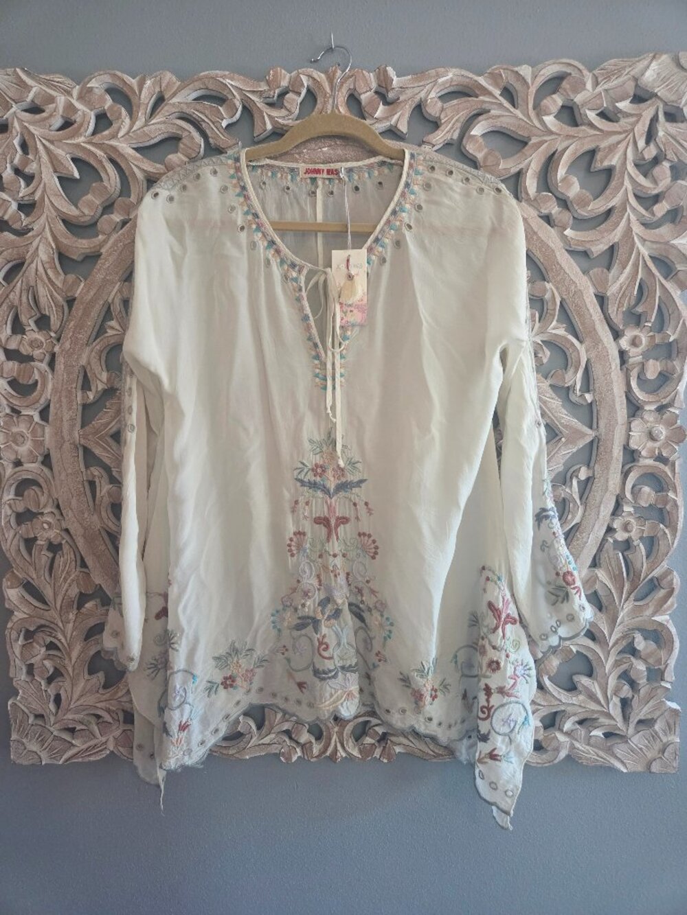 Johnny Was LENA TUNIC shell size small - Picture 2 of 9
